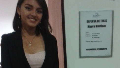 Congratulations to our collaborator Mayra Martinez!