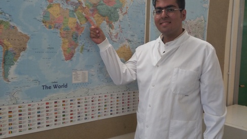 Soheil Afshari, a vet student from Iran, visited TCG and carried out research on CTVT