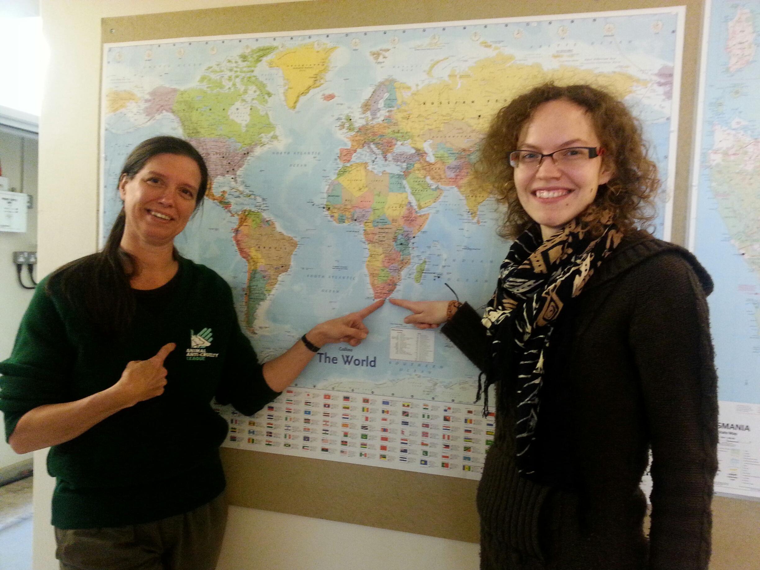Dr Mirjam van der Wel from AACL, South Africa visited TCG